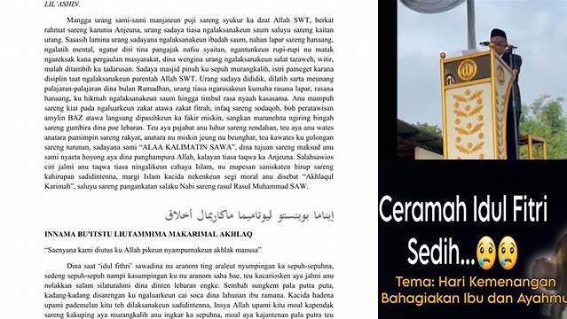 Ceramah Idul Fitri