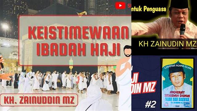 Ceramah Kyai Haji Zainudin Mz