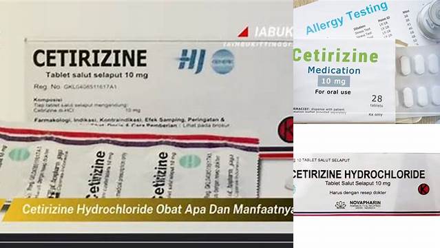 Temukan Manfaat Cetirizine Hidroklorida yang Jarang Diketahui