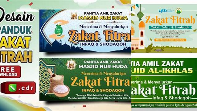 Contoh Banner Zakat Fitrah