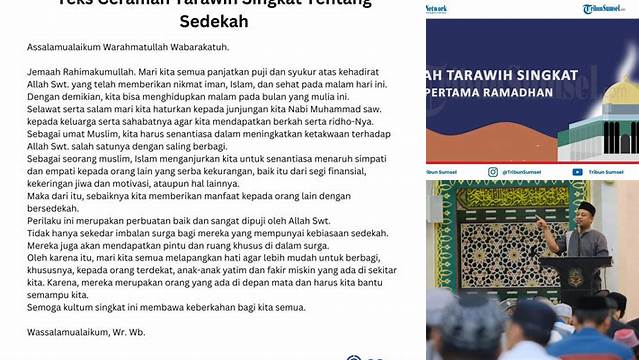 Contoh Ceramah Tarawih