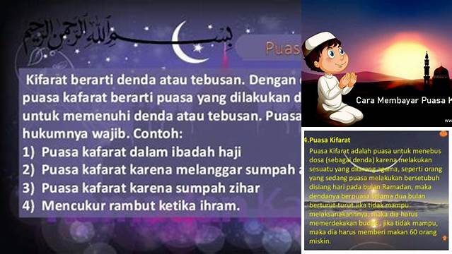 Contoh Puasa Kafarat