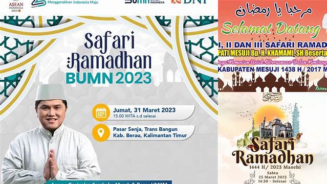 Ketahui 9 Hal Penting tentang Contoh Safari Ramadhan Menuju Idul Fitri