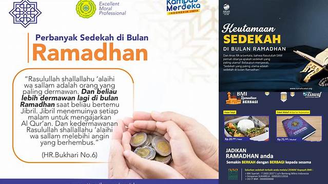 Temukan 8 Hal Penting tentang contoh sedekah di bulan ramadhan untuk Idul Fitri Bahagia