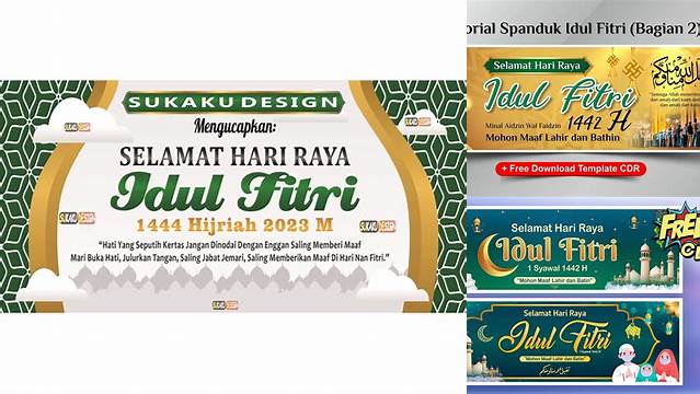 Contoh Spanduk Hari Raya Idul Fitri