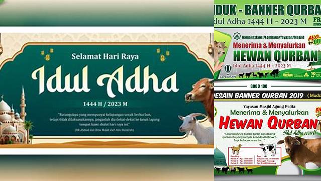 Contoh Spanduk Qurban Idul Adha