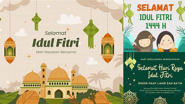 Contoh Ucapan Selamat Idul Fitri