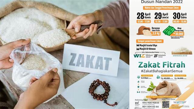 Contoh Zakat Fitrah