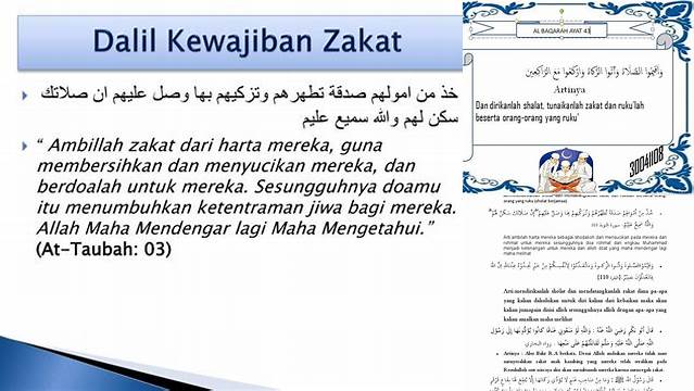 Dalil Kewajiban Zakat