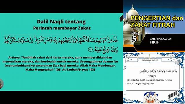 Dalil Naqli Tentang Zakat