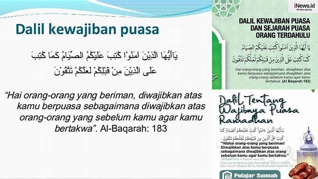 Dalil Puasa Wajib