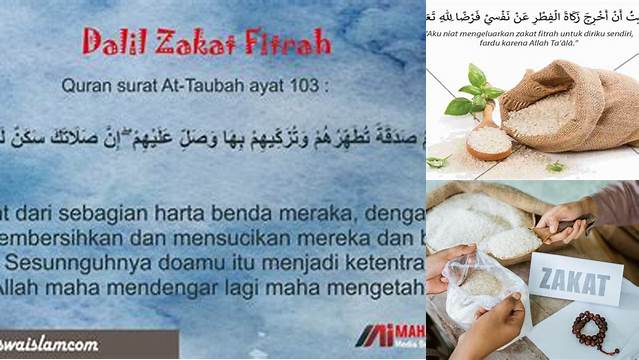 Dalil Zakat Fitrah