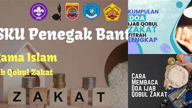 Dapat Membaca Doa Ijab Qobul Zakat