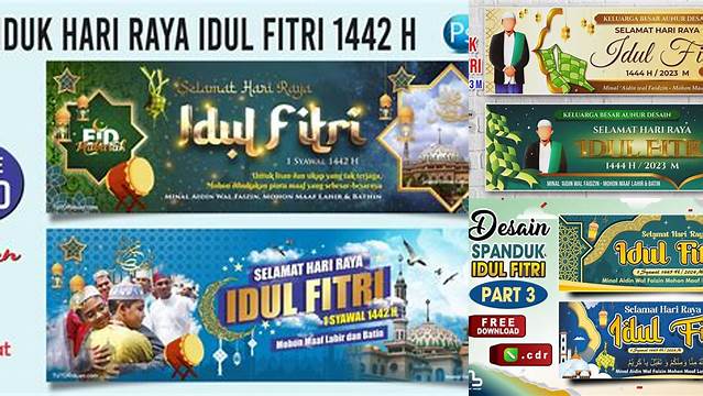 Desain Spanduk Idul Fitri