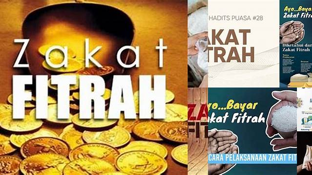 Deskripsi Pelaksanaan Zakat Fitrah