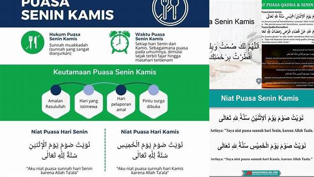Do A Puasa Senin Kamis