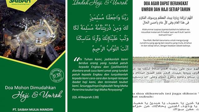 Doa Agar Dimudahkan Naik Haji