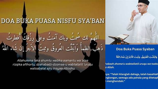 Inilah 8 Hal Penting tentang Doa Berbuka Puasa Syaban dan Manfaatnya Persiapan Idul Fitri