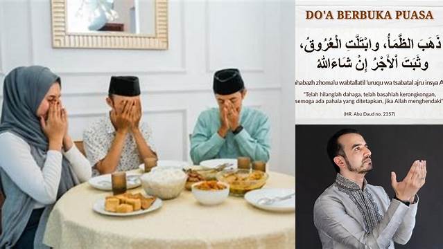 Doa Buka Puasa Bulan Rajab