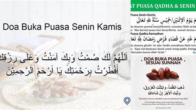 Inilah 10 Hal Penting tentang Doa Buka Puasa Senin Kamis Saat Idul Fitri