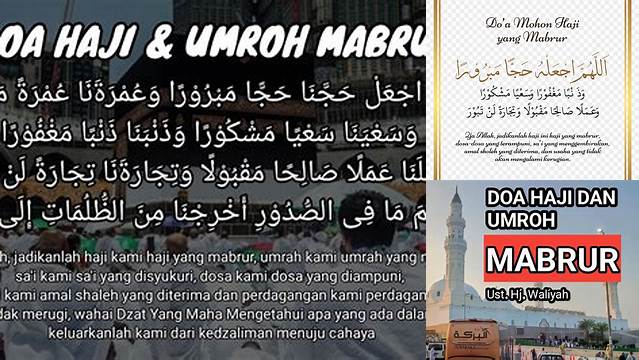 Doa Haji Dan Umroh Mabrur