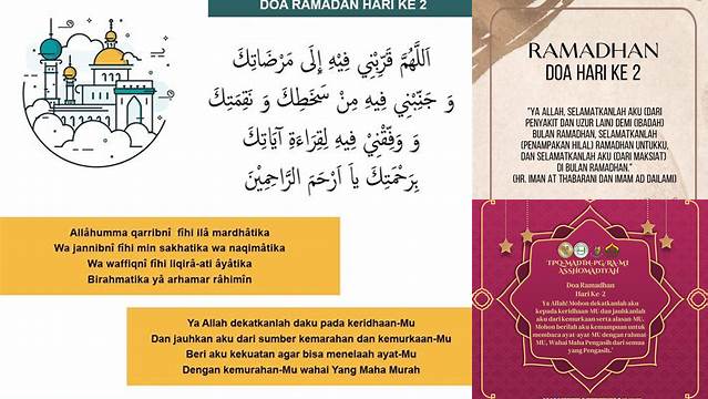 Inilah 10 Hal Penting tentang doa hari ke 2 ramadhan  untuk kelancaran ibadah di bulan suci