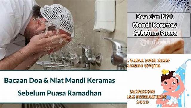 Doa Keramas Sebelum Puasa
