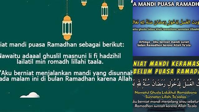 Inilah 9 Hal Penting tentang doa mandi bulan puasa untuk kesucian idul fitri