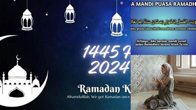 Doa Mandi Mau Puasa Bulan Ramadhan