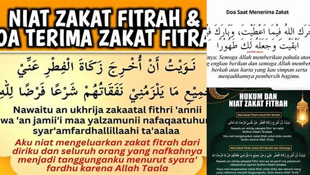 Doa Membayar Zakat Fitrah