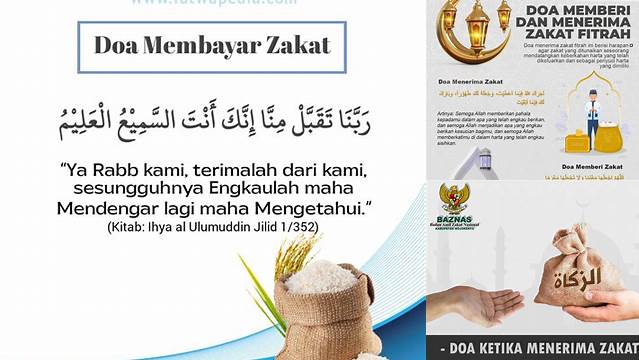 Doa Memberi Zakat