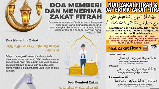 Doa Memberi Zakat Fitrah