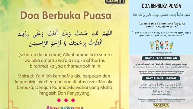 Doa Membuka Puasa