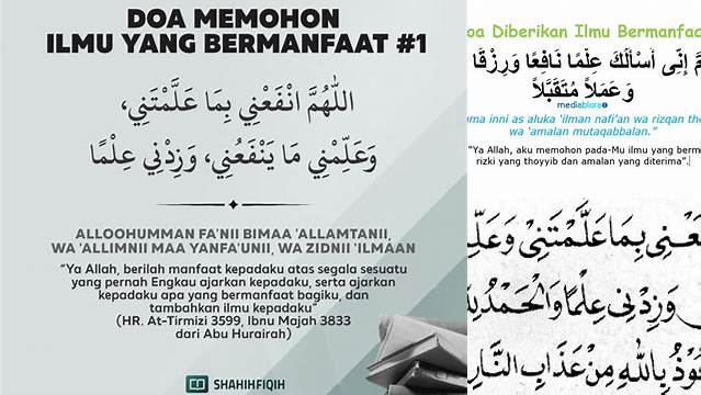 Temukan Manfaat Doa Mendapatkan Ilmu Berharga yang Jarang Diketahui