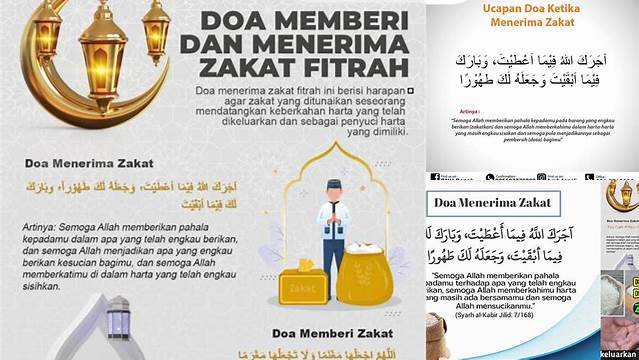 Doa Menerima Dan Memberi Zakat