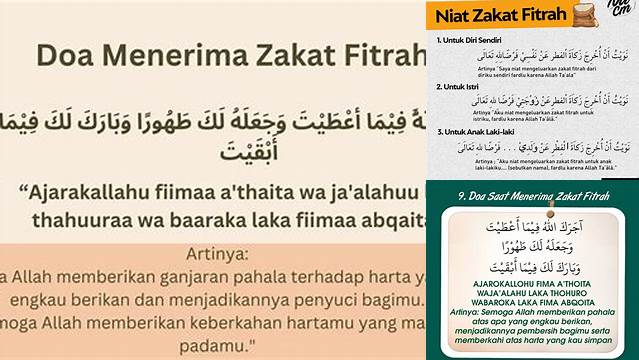 Doa Menerima Zakat Fitrah Nu Online