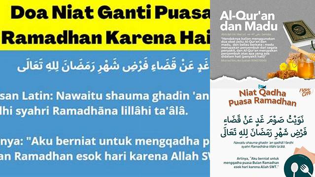 8 Hal Penting tentang Doa Mengganti Puasa Ramadhan karena Haid menjelang Idul Fitri