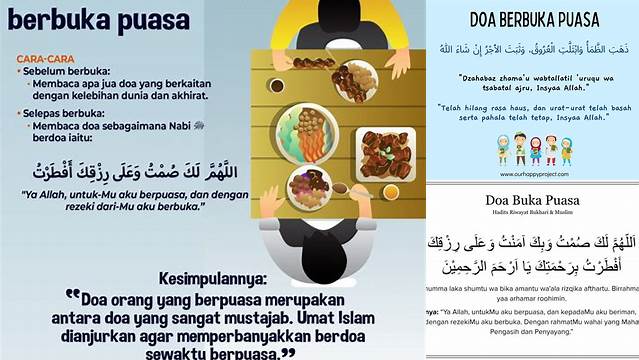 Doa Menunggu Berbuka Puasa