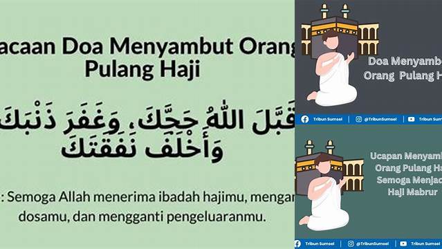 Doa Menyambut Orang Pulang Haji