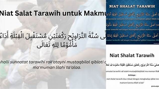 Ketahui 8 Hal Penting tentang Doa Niat Tarawih untuk Idul Fitri Terbaik