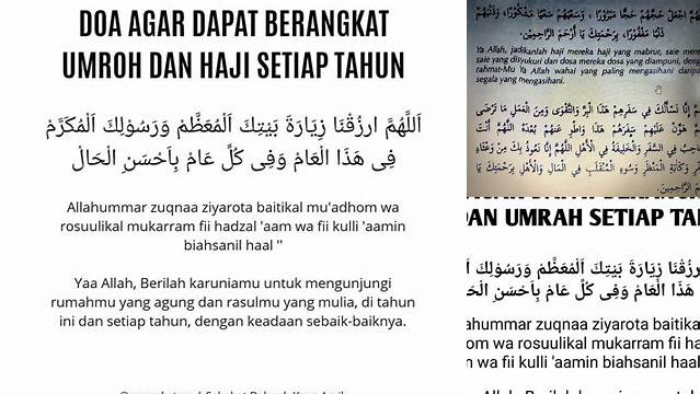 Doa Orang Naik Haji