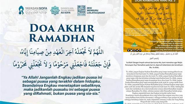 Ketahui 8 Hal Penting tentang doa penutup ramadhan untuk sambut idul fitri