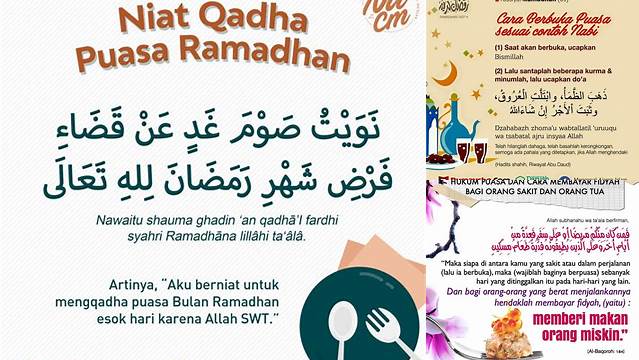 Inilah 10 Hal Penting tentang Doa Puasa Bayar Hutang Puasa Ramadhan menjelang Idul Fitri