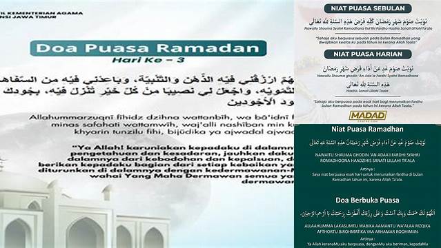 Doa Puasa Hari Ini