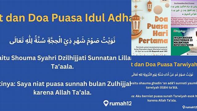 Inilah 9 Hal Penting tentang doa puasa idul adha menjelang idul fitri