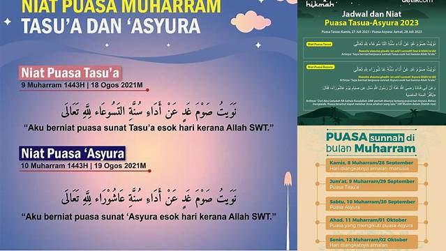 Ketahui 8 Hal Penting tentang Doa Puasa Muharram dan Amalan Sunnah di Bulan Syawal