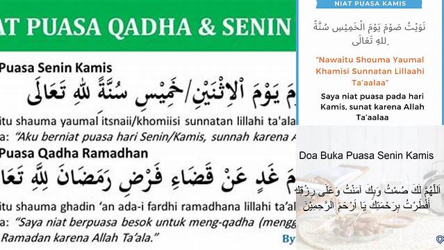 Inilah 9 Hal Penting tentang Doa Puasa Senin Kamis untuk Idul Fitri