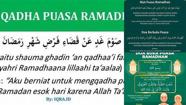 Temukan 8 Hal Penting tentang doa sahur puasa qadha menjelang idul fitri