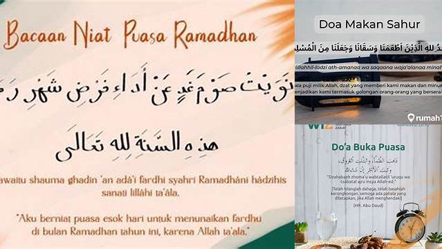 Inilah 10 Hal Penting tentang doa setelah sahur puasa ramadhan untuk meraih berkah Idul Fitri