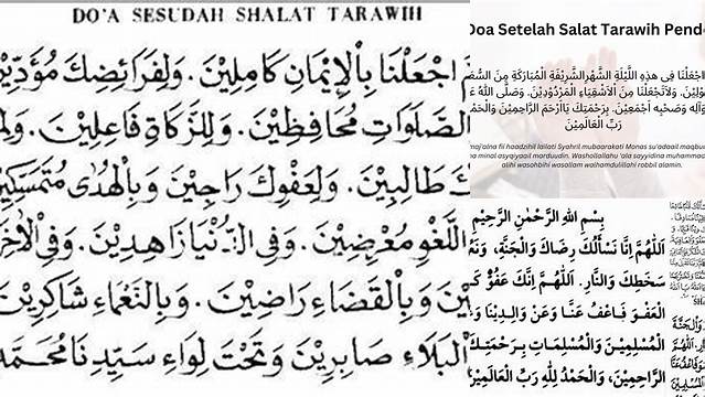 Temukan 9 Hal Penting tentang doa setelah sholat tarawih sendiri untuk Idul Fitri Berkah